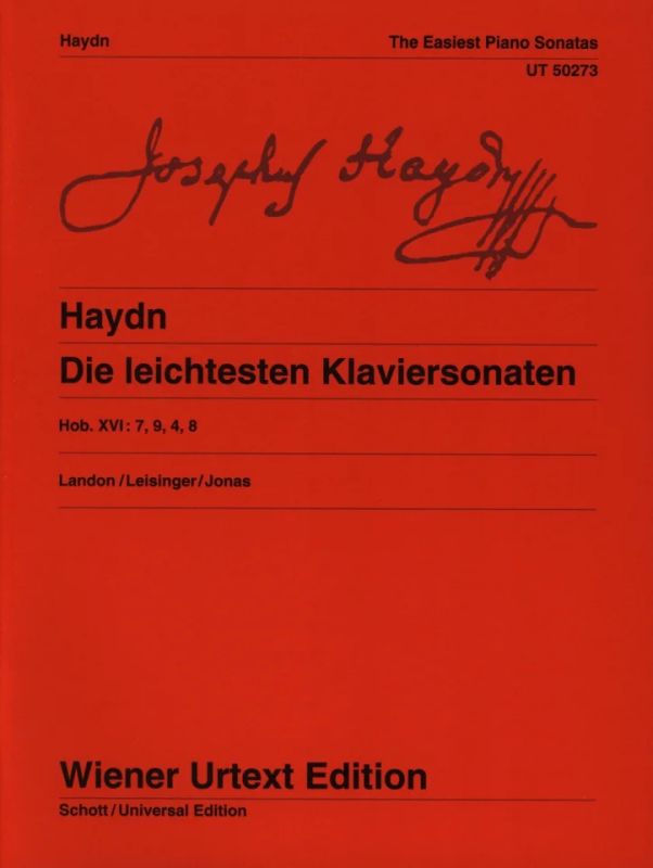Joseph Haydn - Les sonates les plus faciles pour piano