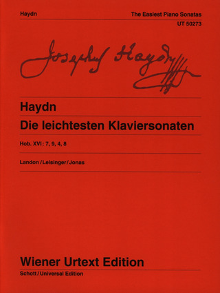 Joseph Haydn: The Easiest Piano Sonatas