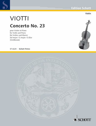 Giovanni Battista Viotti - Concerto N°23 G major