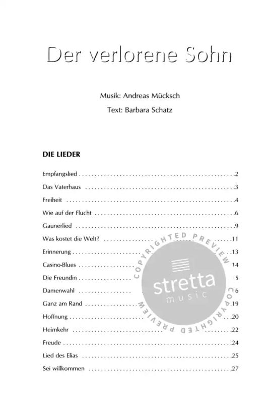 Muecksch Andreas + Schatz Barbara - Der Verlorene Sohn - Biblisches Musical