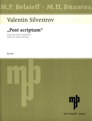 Valentin Silvestrov - "Post scriptum" (1991)
