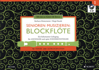 Barbara Hintermeier et al.: Senioren musizieren – Blockflöte 1