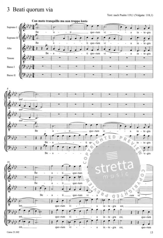 Charles Villiers Stanford: Three Motets op. 38 (3)