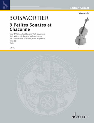 Joseph Bodin de Boismortier - 9 Petites Sonates et Chaconne