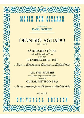 Dionisio Aguado - Sämtliche Stücke 1