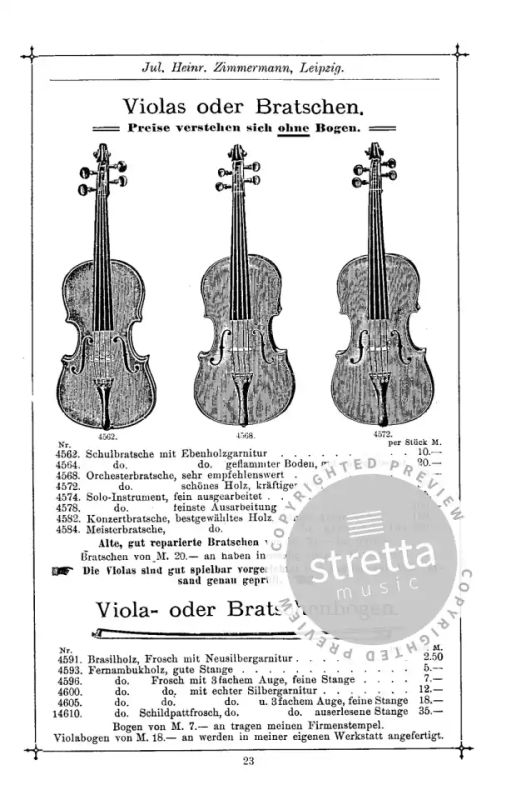 Julius Heinrich Zimmermann - Musikinstrumente (4)