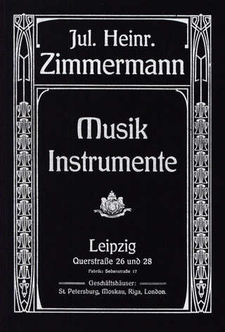 Julius Heinrich Zimmermann - Musikinstrumente
