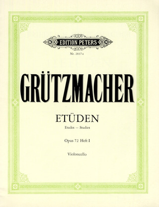 Friedrich Grützmacher - 12 Etüden op. 72/1