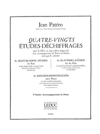 Jean Patero: 80 Etudes de Dechiffrages Vol.1