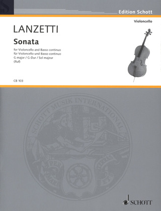 Salvatore Lanzetti: Sonate G-Dur, op. 1/1