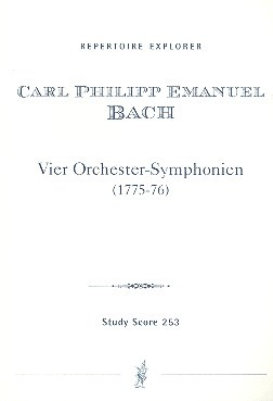 Carl Philipp Emanuel Bach - 4 Orchester-Sinfonien mit