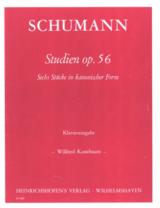 Robert Schumann - Studien für den Pedalflügel. op. 56