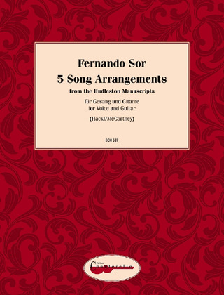 Fernando Sor - 5 Song Arrangements