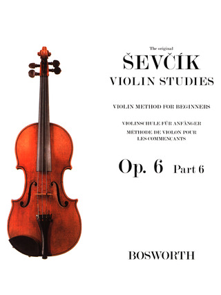 Otakar Ševčík: Violinschule Für Anfänger, Part 6 op. 6/6