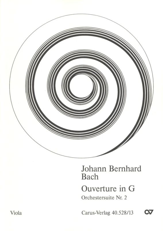 Johann Bernhard Bach - Orchestersuite Nr. 2 G-Dur