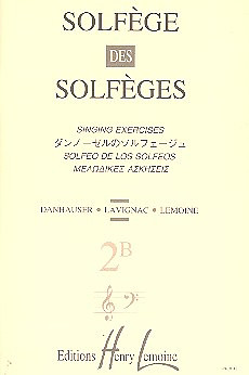 Albert Lavignac - Solfège des Solfèges Vol.2B sans accompagnement