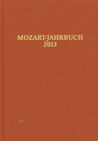 Mozart-Jahrbuch 2013