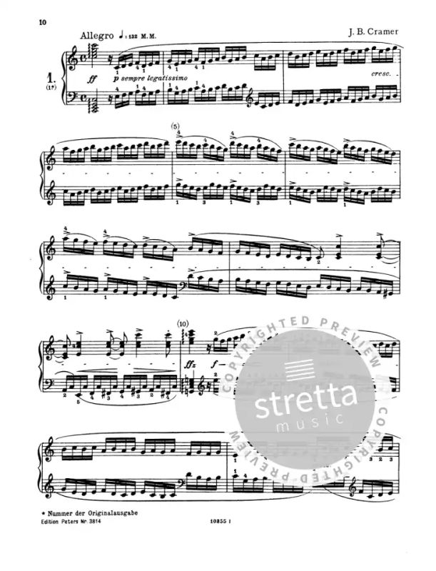 60 Etüden from Johann Baptist Cramer | buy now in the Stretta sheet music  shop