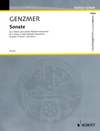 Harald Genzmer - Sonate fis-Moll GeWV 266