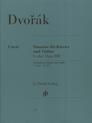 Antonín Dvořák - Sonatine für Klavier und Violine G-Dur op. 100
