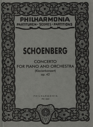 Arnold Schönberg: Concerto für Klavier und Orchester op. 42 (1942)