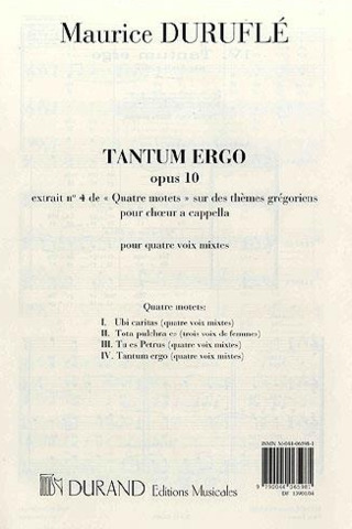 Maurice Duruflé - Tantum ergo op. 10, 4