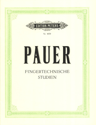 Max Pauer: Technical Finger Studies