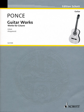 Manuel María Ponce - Werke für Gitarre