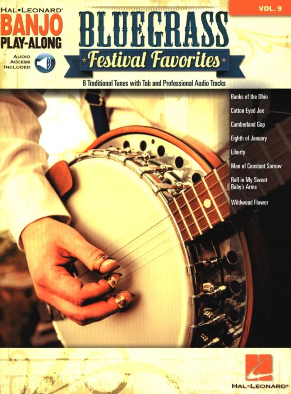 Banjo Play-Along Volume 9: Bluegrass Festival Favorites (Book/Online Audio)
