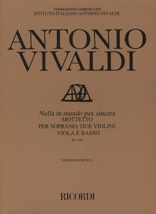 Antonio Vivaldi - Nulla in mundo pax sincera RV 630
