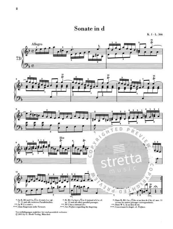 Domenico Scarlatti: Ausgewählte Klaviersonaten IV (3)