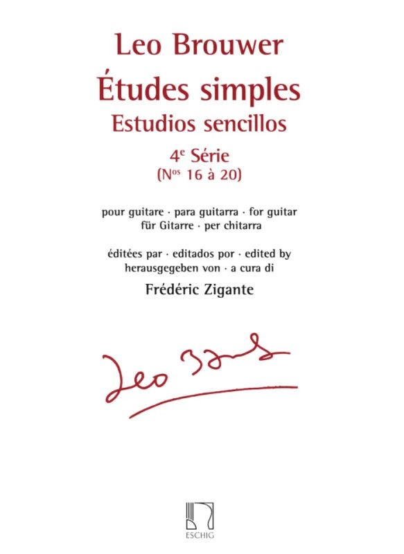 Leo Brouwer - Études simples 4