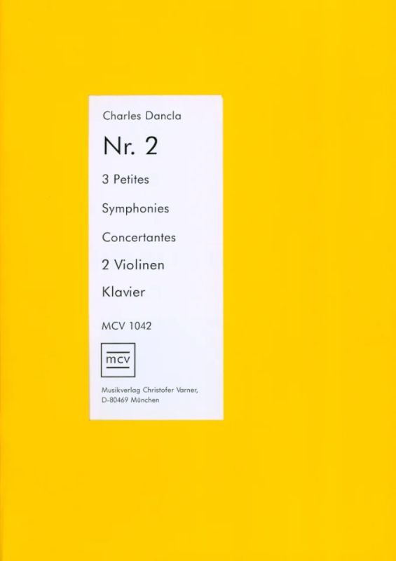Charles Dancla - 3 Petites Symphonies Concertantes 2