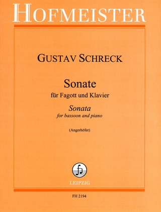 Gustav Schreck - Sonate