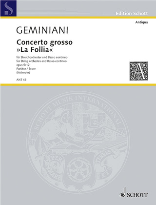 Francesco Geminiani - Concerto grosso