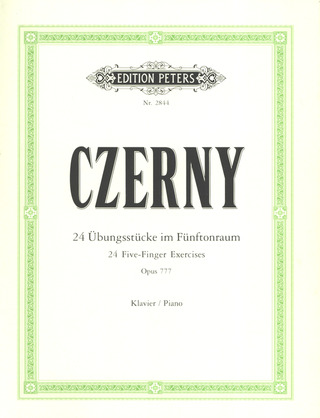 Carl Czerny - 24 Five-Finger Excersises op. 777