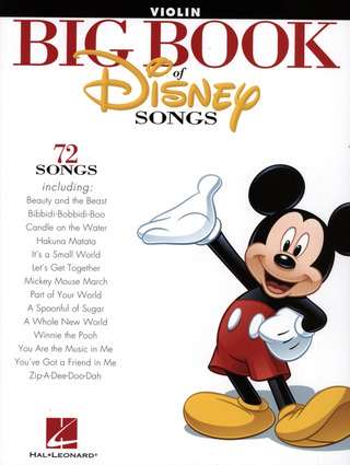 The Big Book Of Disney Songs - Violin