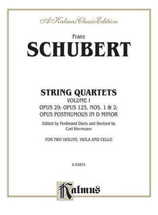 Franz Schuberty otros. - String Quartets, Volume I