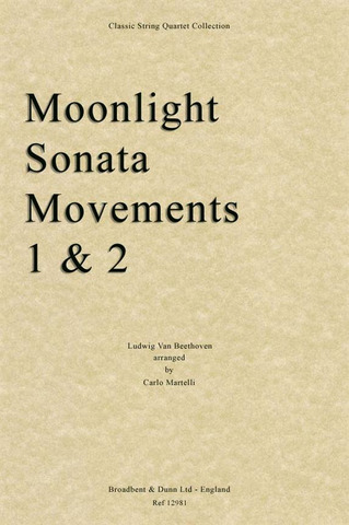 Ludwig van Beethoven - Moonlight Sonata, Movements 1 and 2