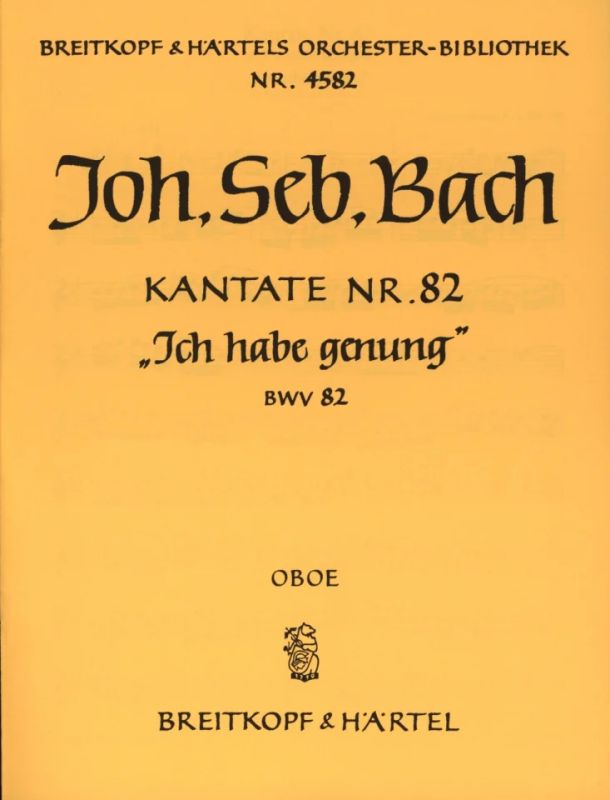 Johann Sebastian Bach - It is enough BWV 82