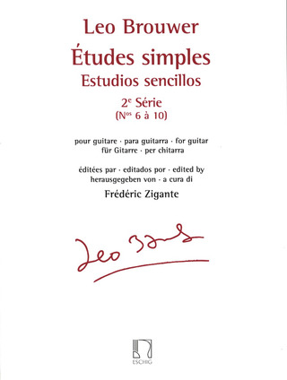 Leo Brouwer: Études simples 2