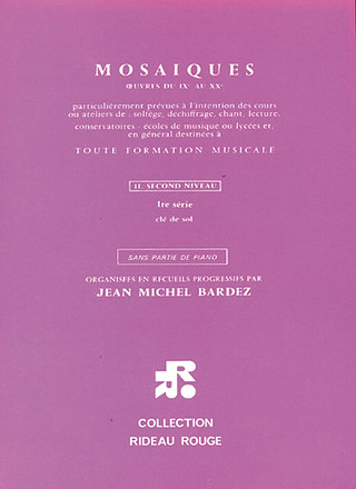Jean-Michel Bardez - Mosaïques 2ème Niveau - 1ère Série