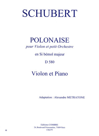 Franz Schubert - Polonaise en sib maj. (d580)