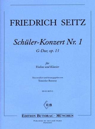 Friedrich Seitz: Schüler-Konzert G-Dur op. 13/1