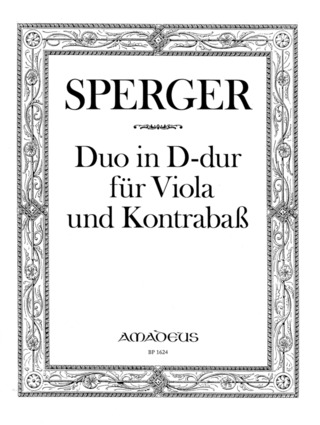 Johannes Matthias Sperger - Duo D-Dur
