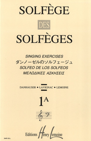 Albert Lavignac - Solfège des Solfèges Vol.1A sans accompagnement