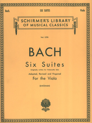 Johann Sebastian Bach - Six Suiten Bwv 1007-1012