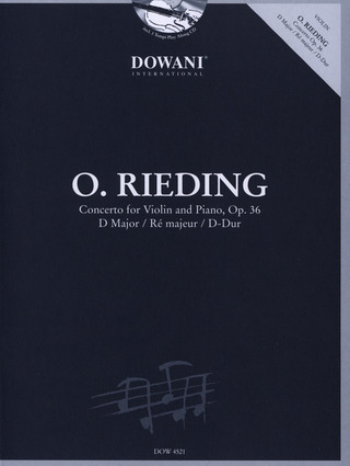 Oskar Rieding: Concerto für Violine und Klavier, Op. 36 in D-Dur