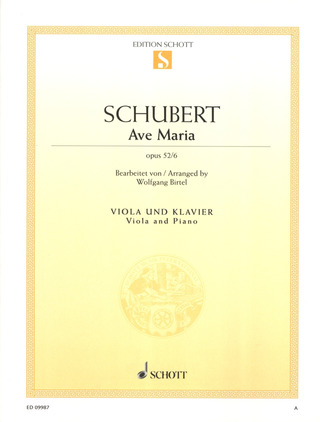 Franz Schubert: Ave Maria op. 52/6
