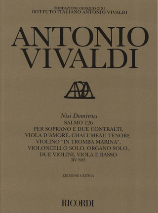 Antonio Vivaldiet al. - Nisi Dominus RV 803